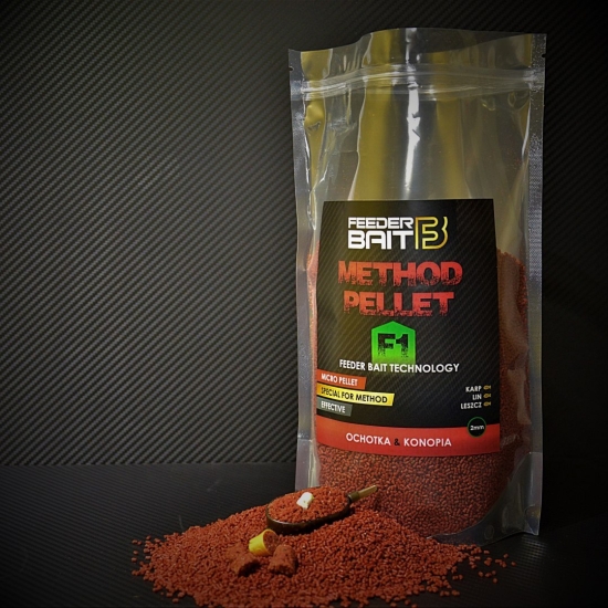 Feeder Bait pellet 2mm F1 ochotka & konopia sklep jackfishing